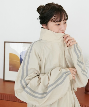 【着映えアイテム◎/WEB限定】ナイロントラックジャケット