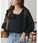 シアーチェックスキッパーブラウス《WEB限定カラーあり》