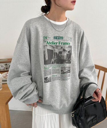 【ユニセックス】アソートニュースペーパースウェット