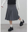【umm.】プリーツミディスカート