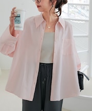 ブロードワイドスリーブシャツ