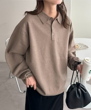 【ユニセックス】ソフトタッチニットポロ