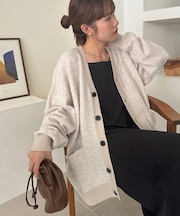 【ユニセックス】シャギーカーディガン