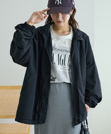【ユニセックス】ナイロンスタンドブルゾン