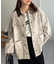 【ユニセックス】Fレザーコントラストカラーカバーオール