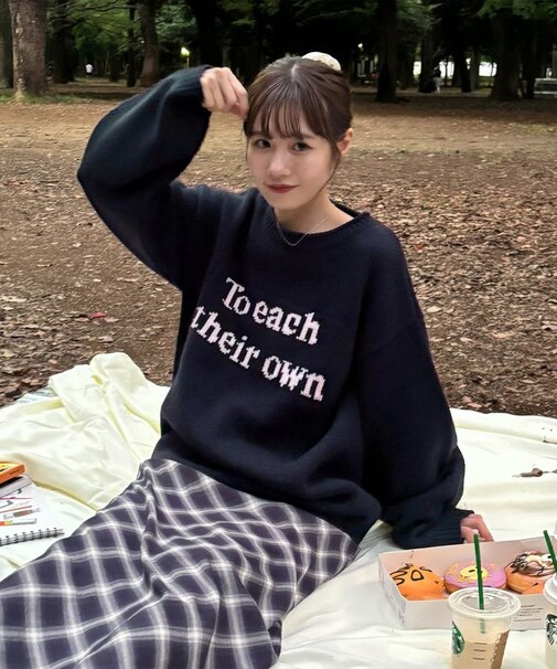 【umm.】ロゴニットプルオーバー