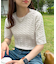 モチモチケーブル半袖プルオーバー《WEB限定カラーあり》