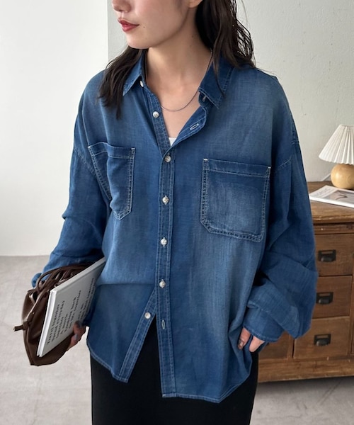 エ*ン様 E.YAZAWA デニムシャツ XL E.YAZAWA デニムシャツ XL E.YAZAWA デニムシャツ XL