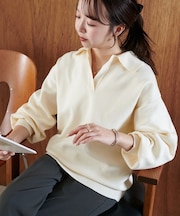 スウェットライクスキッパープルオーバー《WEB限定カラーあり》