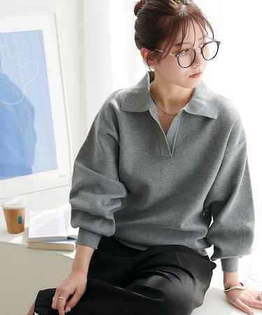 スウェットライクスキッパープルオーバー《WEB限定カラーあり》