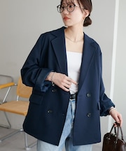 Wブレストテーラードジャケット