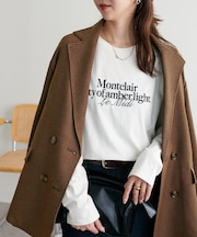 シルケットロゴ刺繍ロンT