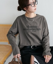 シルケットロゴ刺繍ロンT