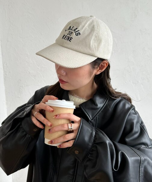 【ユニセックス】コーデュロイスーベニアキャップ