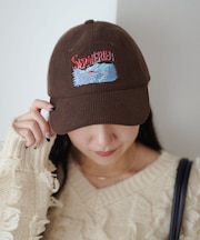 【ユニセックス】コーデュロイスーベニアキャップ