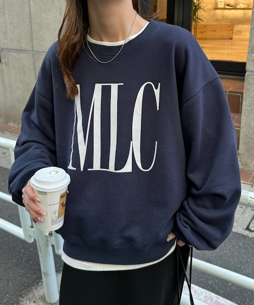 ユニセックス】ワンポイント刺繍スウェットドロストフーディ｜ディス