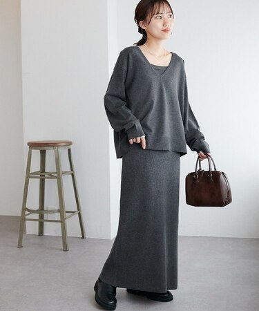 セットニットワンピース《WEB限定カラーあり》