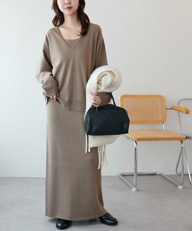 セットニットワンピース《WEB限定カラーあり》