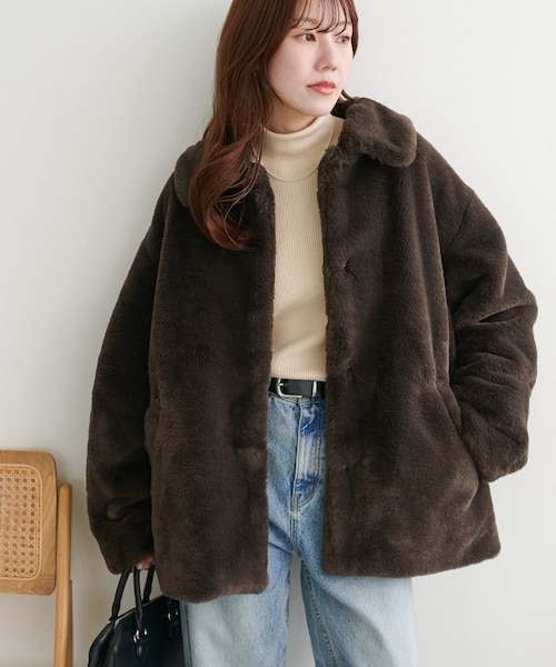 ＊DISCOAT ファージャケット S 新品未使用 ファージャケット｜ディスコートの通販｜&mall（アンドモール）三井