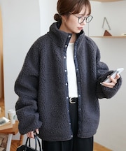 【ユニセックス】ボアリバーシブルブルゾン