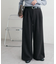 ウールライクワイドパンツ