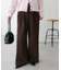 ウールライクワイドパンツ