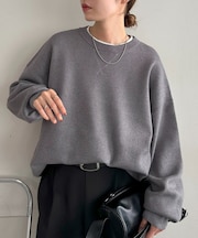 【ユニセックス】スムーススウェットライクニット
