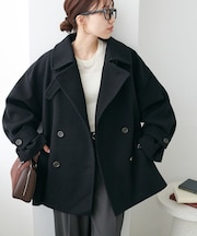 【軽量&暖かい/着こなし自在】中空糸スタンドミドルコート《WEB限定カラーあり》