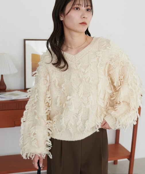 フリンジプルオーバー