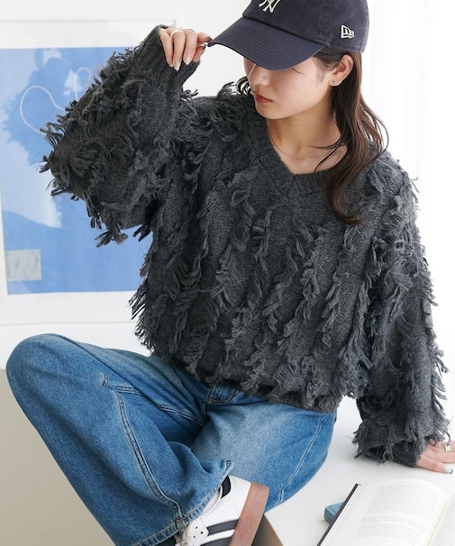 フリンジプルオーバー