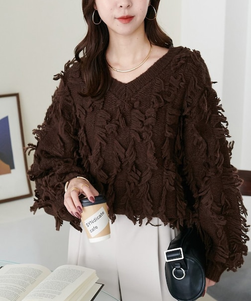 フリンジプルオーバー