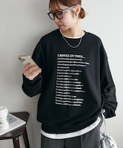 【ユニセックス】Lyricsロゴスウェット