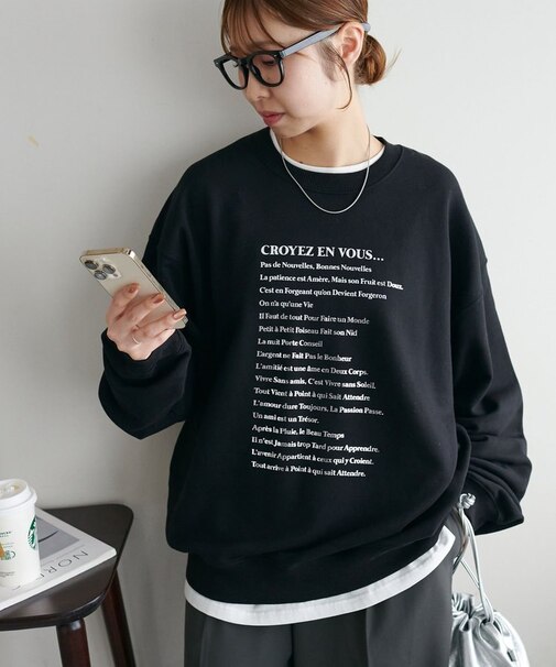 【ユニセックス】Lyricsロゴスウェット