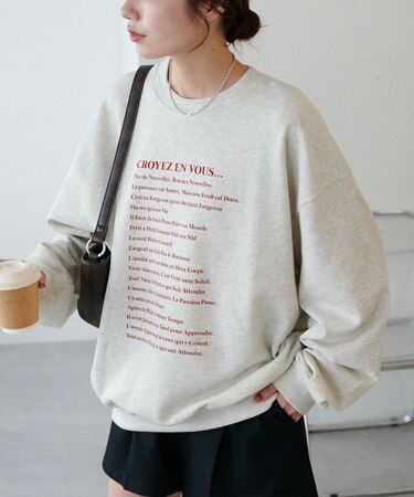 【ユニセックス】Lyricsロゴスウェット