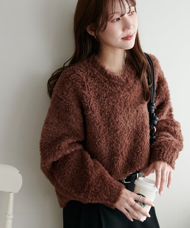 プードルVネックプルオーバー