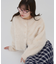 【umm.】ラメフェザヤーンカーディガン