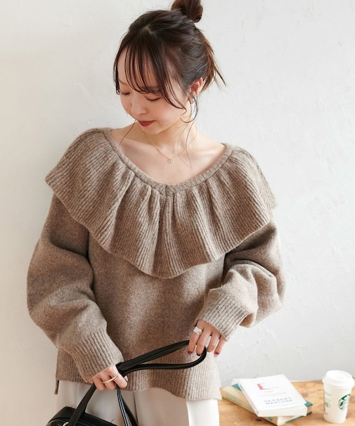 フリルプルオーバー