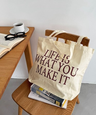 キャンバスロゴ2WAYトートバッグ