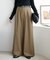 【こなれ感と快適さを両立】ウールブレンドワイドパンツ