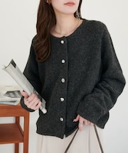 マルチ釦カーディガン