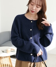 マルチ釦カーディガン