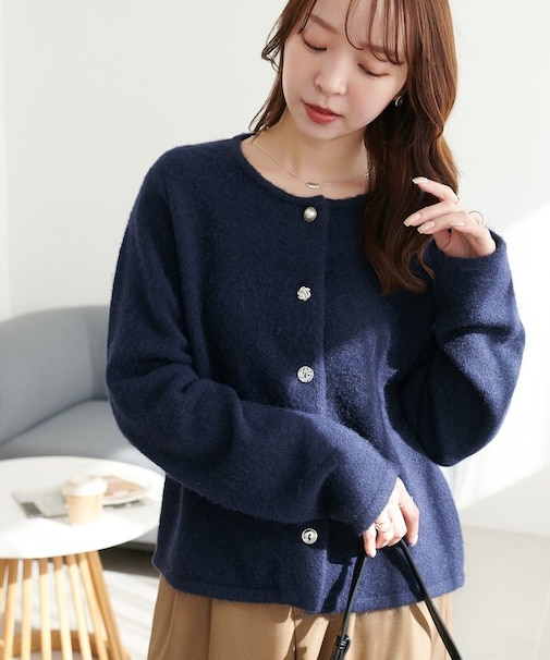 マルチ釦カーディガン