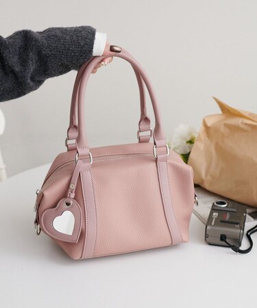 ミラーチャーム付ソフトミニボストンバッグ