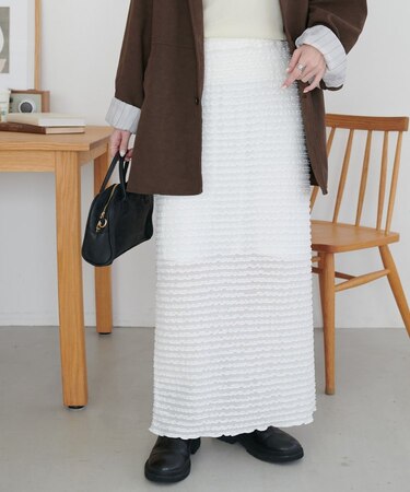 【SS先行予約】ミニフリルナロースカート