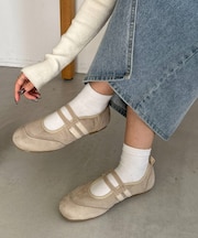 2ストラップバレエスニーカー