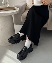 ボリュームソールローファー