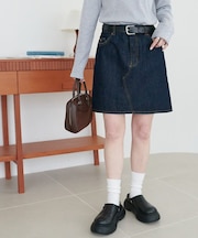 【SS先行予約】USコットンデニムミニスカート