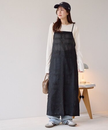 【SS先行予約】パッチワークレースキャミワンピース