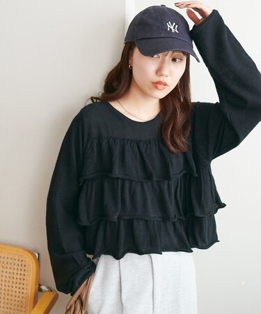 フリルプルオーバー