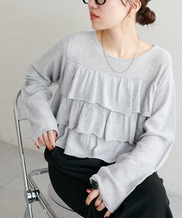 フリルプルオーバー
